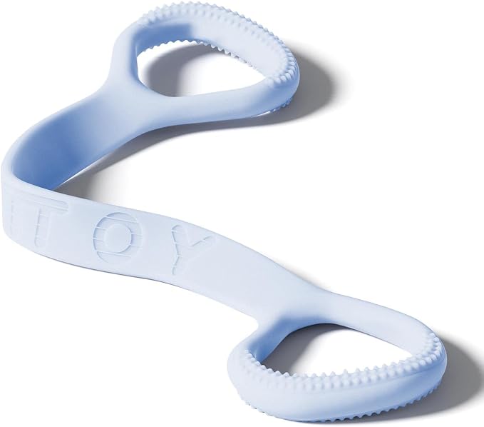 YOTTOY Figure 8 Resistance Band, Elastic Resistance Band with Comfortable Handles for Home Workout, Physical Therapy, Arm, Leg & Glute Training