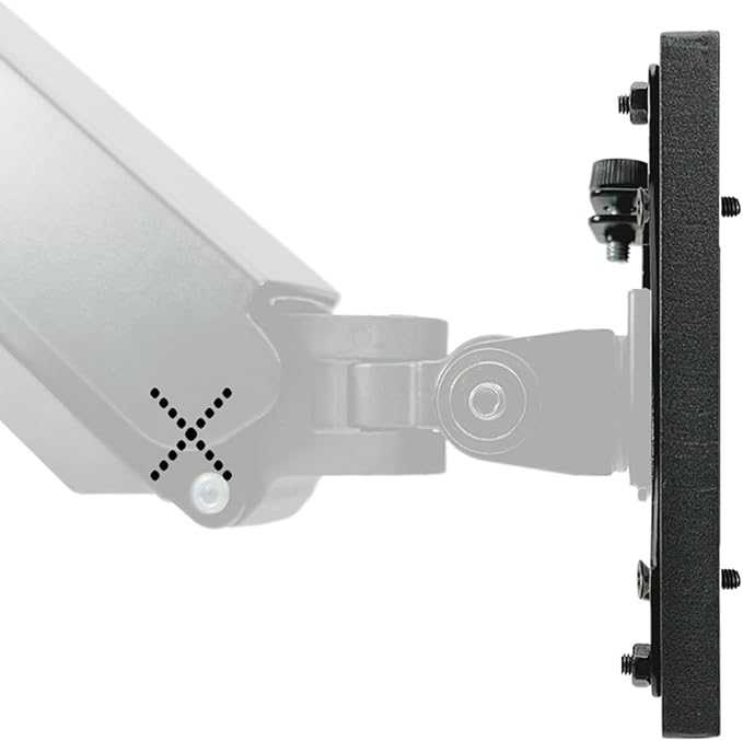 Counterweight for Monitor Arm - 1.1Ib/3.3lb/5.5lb Iron Weight Plate with VESA 75/100 Holes, Universal Compatible for Phone & Tablet Mounts, Solve Monitor Stand Sagging & Floating Issues (3.3)