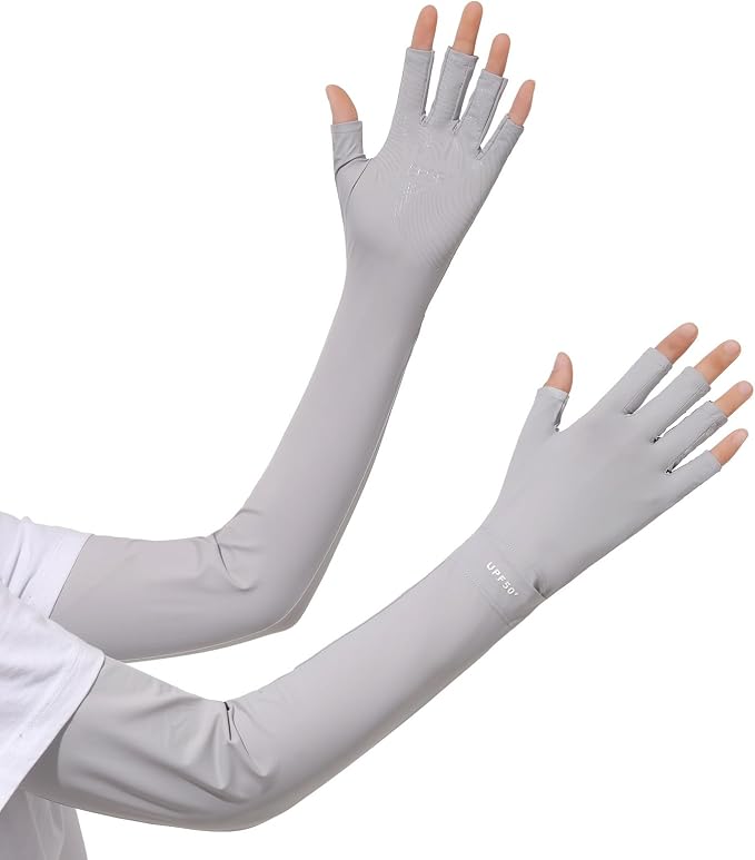 Women Driving Gloves, UV Protection Sun Gloves, Touchscreen Full Finger | UPF 50+ fabric blocks 99% UV rays, protecting hands during driving, cycling, fishing, hiking and outdoor activities