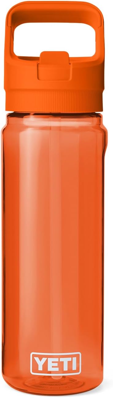 YETI Yonder 750 ml/25 oz Water Bottle with Yonder Straw Cap, King Crab