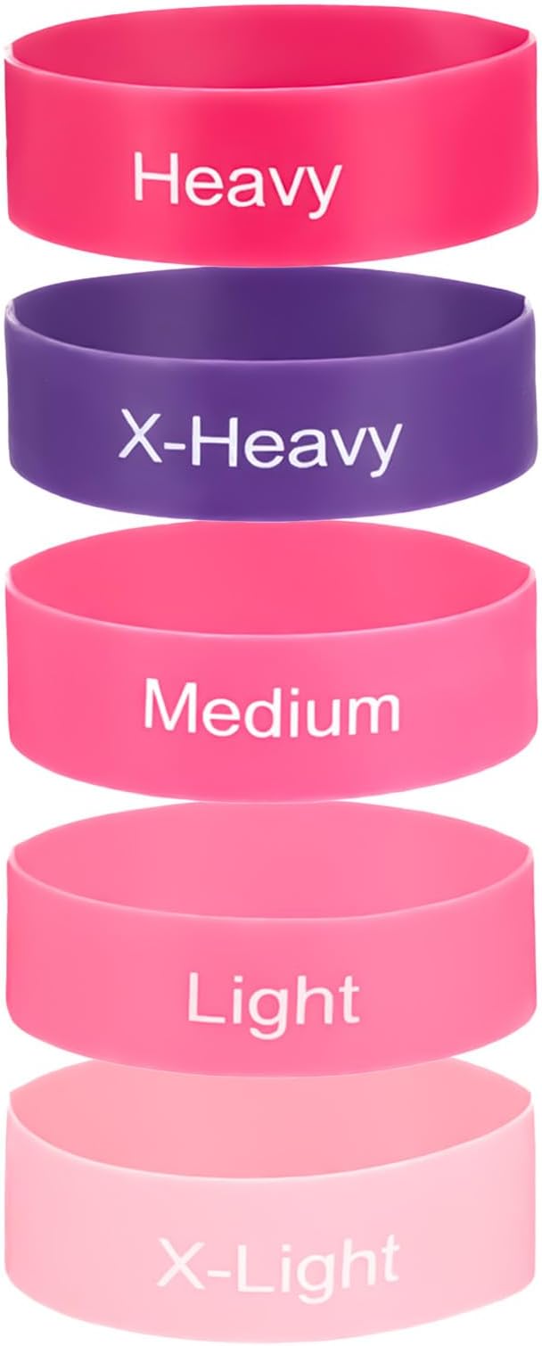 JJUNW 5 Pcs Toe Resistance Bands for Bunions, Toe Stretcher Separator Set | Loop Bands for Bunion Relief Foot Strengthening Toes Mobility Training Hallux Valgus Correction