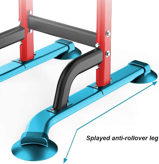 SogesHome Multi-Function Power Tower Pull Up Bar Dip Station for Home Gym | Height Adjustable PullUp Dip Stand, Full Body Strength Training Equipment, Fitness Workout for Push Ups Dips, 330LB Capacity