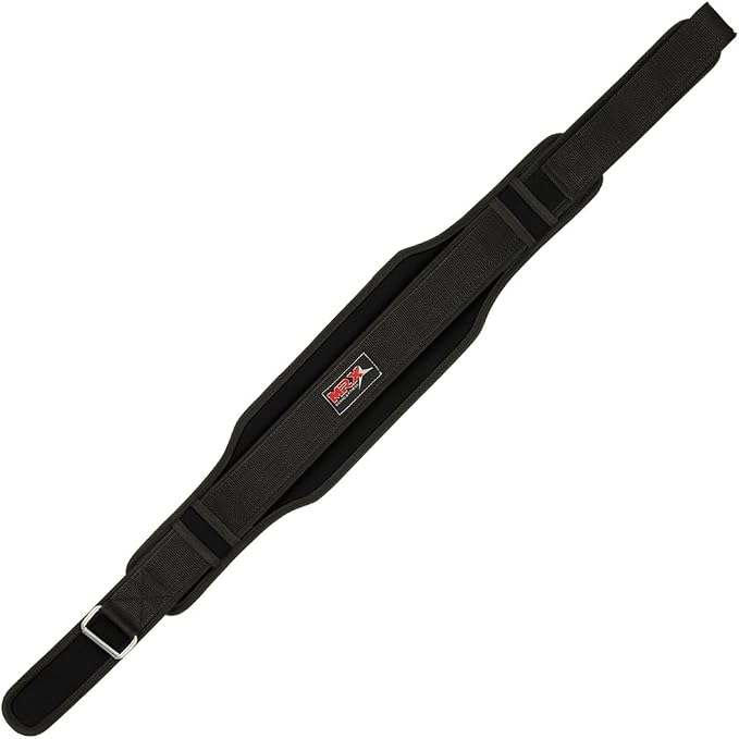 MRX Weight Lifting Belt with Double Back Support Gym Training 5" Wide Belts 11 Colors