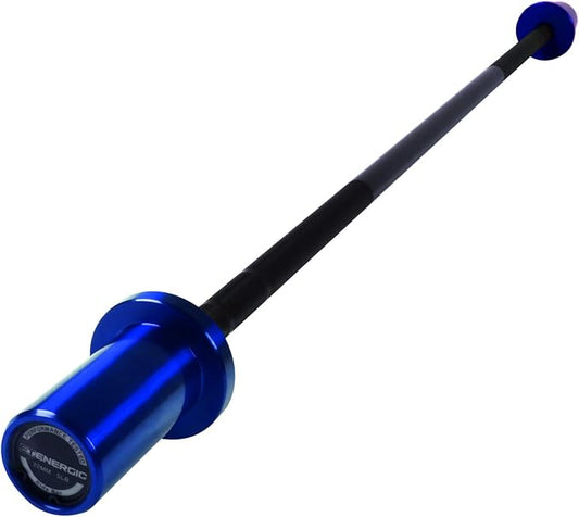 4FT 5LB Aluminum Kids Barbell, 70LB Capacity | Youth training bar with 22mm knurled grip, bearings, brass bushings, and 2-inch Olympic plate compatibility