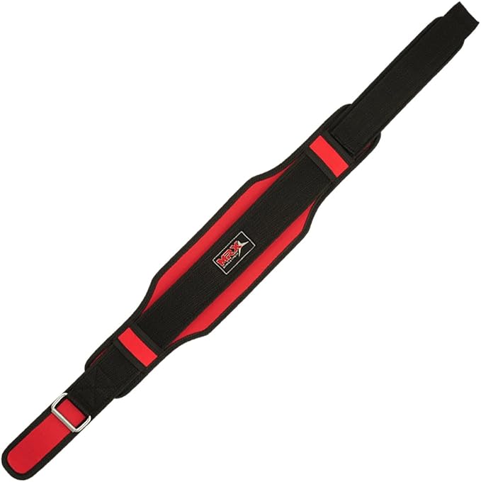 MRX Weight Lifting Belt with Double Back Support Gym Training 5" Wide Belts 11 Colors