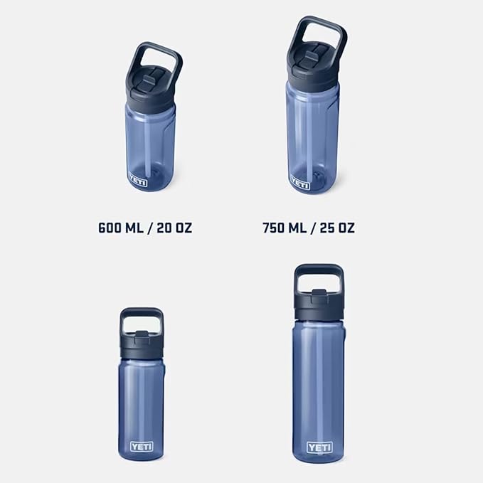 YETI Yonder 750 ml/25 oz Water Bottle with Yonder Straw Cap, Olive