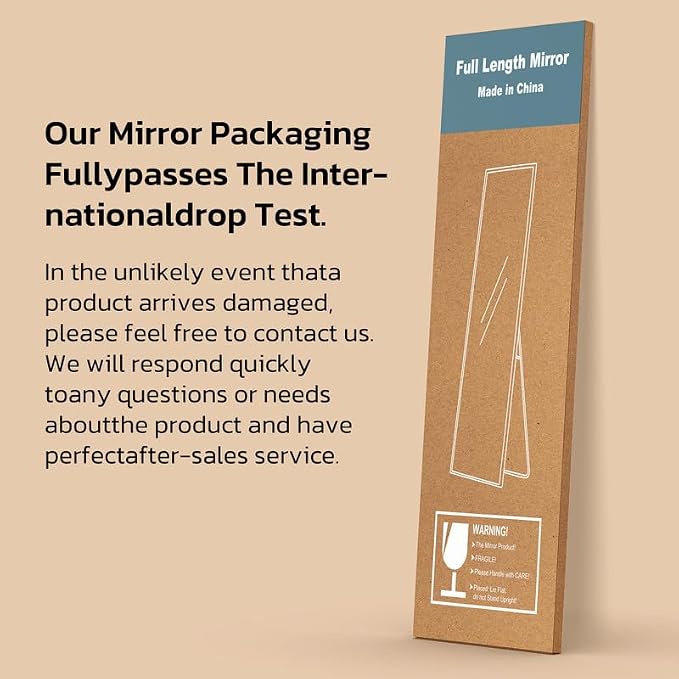 Full Length Mirror with Lights, 71" x 26" LED Floor Mirrors, Full Body Dressing Standing Mirrors with Dimming & 3 Color Lighting, Hanging Mounted Mirror for Living Room Bedroom Cloakroom