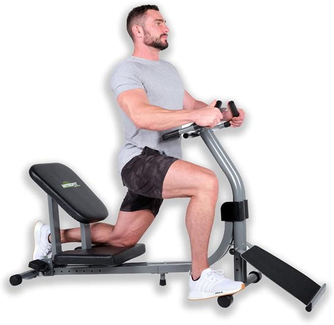 Nitrofit Limber Pro Stretch Machine with Patented Adjustable Sliding Seat and Heavy, Stable Frame, Premium Full‑Body Stretch Trainer for Back, Hamstrings, Hips & Calves, Flexibility, Mobility & Rehab