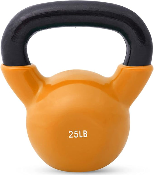 JFIT Kettlebell Weights Vinyl Coated Iron