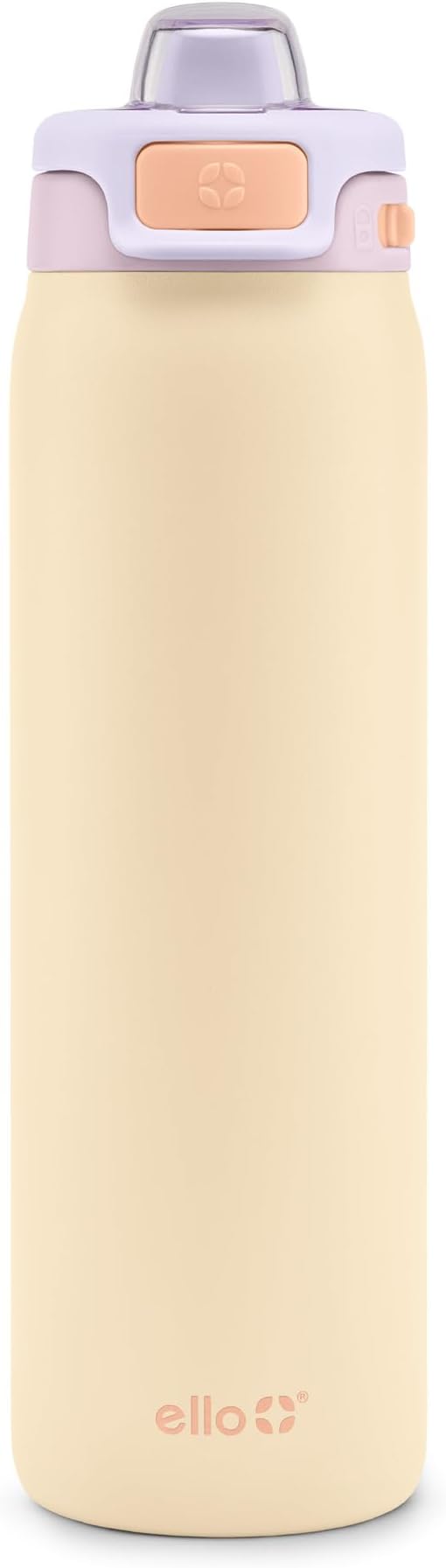 Ello Pop & Fill Insulated Stainless Steel Water Bottle with Quick Fill Lid, Leakproof Locking, Sip or Chug Spout, BPA-Free, Double Wall Vacuum Insulated for Sports, Travel & School- 22oz / 32oz / 40oz