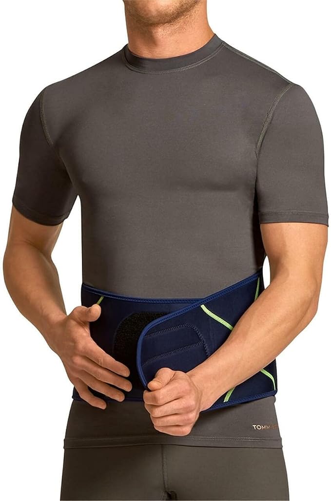 Tommie Copper Back Brace and Posture Corrector for Men l Sweat Wicking Breathable Back and Muscle Compression Support for Men