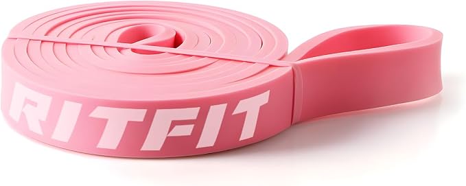 RitFit Pull Up Assist Band in Natural Latex for Stretching and Mobility | Resistance Band,Eco-Friendly Latex, Pull-Ups Powerlifting, Physical Therapy Rehab, Full-Body Training, Mobility Training