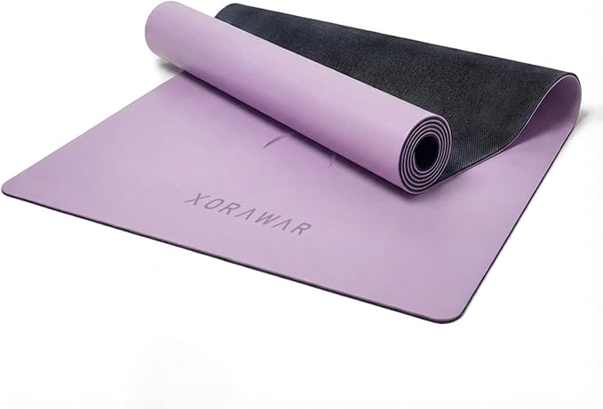 Natural Rubber Workout Mat with Bag | Thick Rubber mat 4.5 mm | Non Slip Yoga Mat Non Slip| Gym Mats for Home Gym Floor Mat, Home Exercise Mats for Home Workout Accessories, Fitness Mat, Workout Mats for Home Gym, Yoga Matt, Stretching Mat, Thick Exerc...