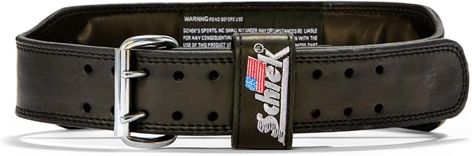 Schiek Jay Cutler Signature Leather Belt - Comfortable Weight Lifting Belt