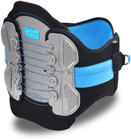 LSO Back Brace with Maximum Decompression Plate&Comfort Curve Back Support | New Added Color with Foam Pad, Dual Pulley System Lumbar Support Belt for Lower Back, Spine, Disc(2XL/3XL fit belly 47"-59")