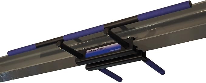 600 LBS Weight Limit - I-Beam Pull Up Bar - Straight Long Bar - Grip Tape.