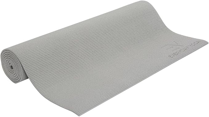 Everyday Yoga Deluxe Mat, Spacious 72"x24" Non-Slip Yoga Mat for Comfortable Home Workouts, 3-5mm Extra Thick
