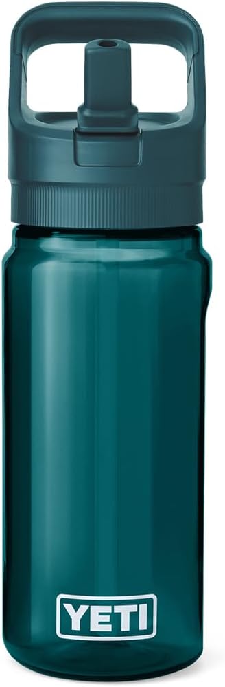 YETI Yonder 600 ml/20 oz Water Bottle with Yonder Straw Cap, Agave Teal