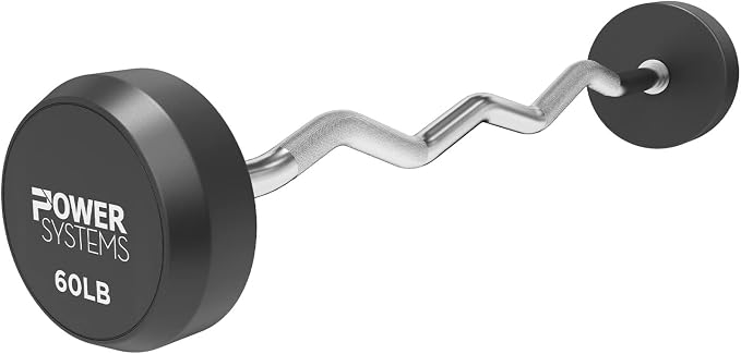 Power Systems ProStyle Fixed Barbell with EZ Curl Handle