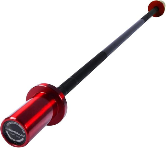 4FT 5LB Aluminum Kids Barbell, 70LB Capacity | Youth training bar with 22mm knurled grip, bearings, brass bushings, and 2-inch Olympic plate compatibility