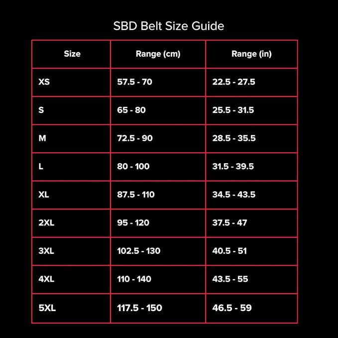 SBD 10mm Powerlifting & Weight Lifting Belt – British Manufactured Gym Belt for Squats, Deadlifts & Strength Training Lever Weight Lifting Belt