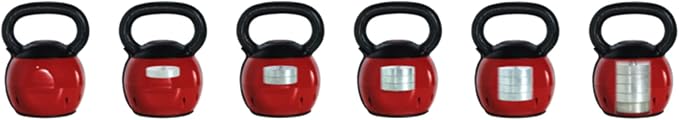 Stamina X Kettle Versa-Bell - 36 lbs Strength Training Kettlebell - Adjustable Kettlebell Weights with Smart Workout App - Kettlebell Weights for Home Workout | 36 lbs Strength Training Kettlebell; Adjustable Kettlebell Weights with Smart Workout App