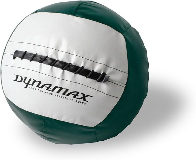 Dynamax Mini Medicine Ball, 2–12 lb Soft Shell Wall Ball, 10-Inch Weighted Exercise Ball for Strength Training, Core Workouts, Conditioning & Functional Fitness
