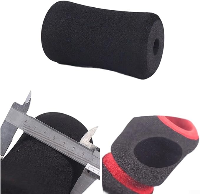 Foam Foot Pad Roller for Ab Machine - High Density Replacement Cushion for Leg Curl Attachment, Sit Up Board & Decline, Black 20x70x130mm(20 * 80 * 160mm)