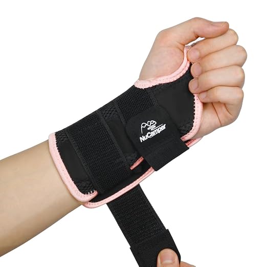 Wrist Brace for Carpal Tunnel Relief, Adjustable Wrist Support Splint Hand Brace for Men Women, Wrist Stabilizer Night Support for Pain Relief,Tendinitis,Arthritis(Left Hand, S/M)