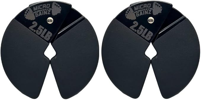 Micro Gainz 2.5LB Dumbbell Fractional Weight Plates, 2-Piece