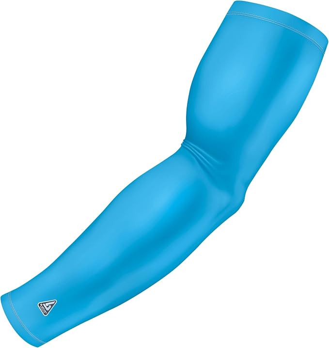 Pro-Fit Compression Arm Sleeve for Men, Women & Youth, Volleyball Baseball Basketball Weightlifting - Single