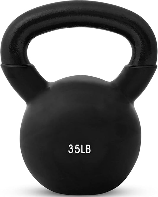 JFIT Kettlebell Weights Vinyl Coated Iron