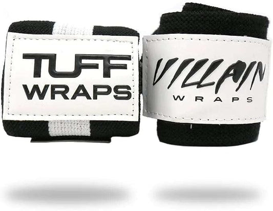 Villain Wrist Wraps for Weightlifting & Powerlifting – Adjustable Support Straps for Men and Women – Ideal for Strength Training, CrossFit, Bodybuilding – Durable Comfort to Eliminate Wrist Pain