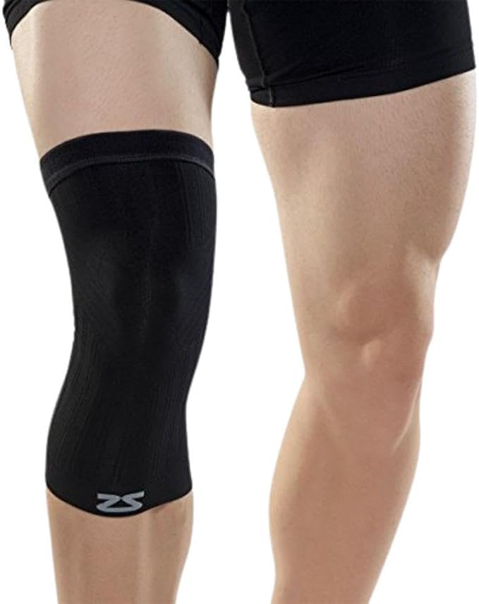 Zensah Compression Knee Sleeve - Knee Brace to Relieve Knee Pain and Treat Runners Knee for Men and Women