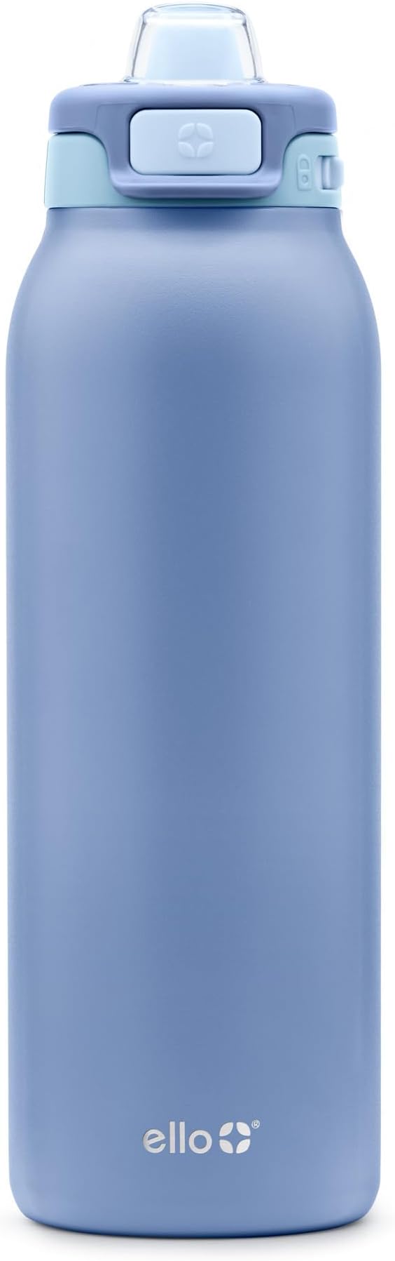Ello Pop & Fill Insulated Stainless Steel Water Bottle with Quick Fill Lid, Leakproof Locking, Sip or Chug Spout, BPA-Free, Double Wall Vacuum Insulated for Sports, Travel & School- 22oz / 32oz / 40oz