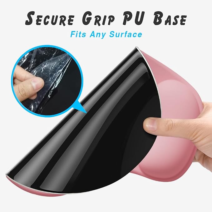Office Mousepad with Gel Wrist Support - Ergonomic Gaming Desktop Mouse Pad Wrist Rest - Design Gamepad Mat Rubber Base for Laptop Computer -Silicone Non-Slip Special-Textured Surface (15EarthyB)