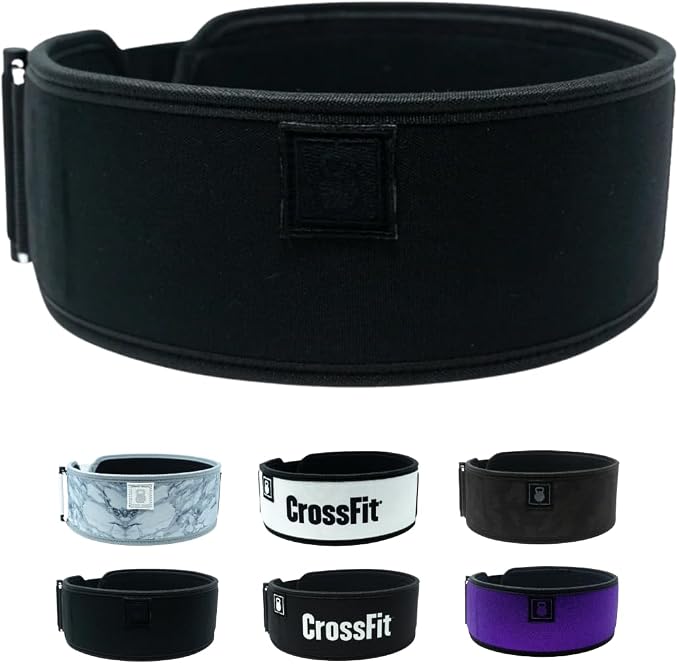 2POOD 4" Weightlifting Belt | CrossFit® Weightlifting Belt | 4-inch Wide and Built for Support, Flexibility, and The Ability to Cross Train Easily