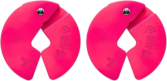 Micro Gainz 1.25LB Dumbbell Fractional Weight Plates, 2-Piece