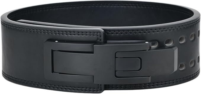 Weight Lifting Belt Adjustable Lever Belt for Powerlifting, Deadlift & Squat - Anti-Slip Waist Support, Core Stability, Durable Leather Fitness Accessories