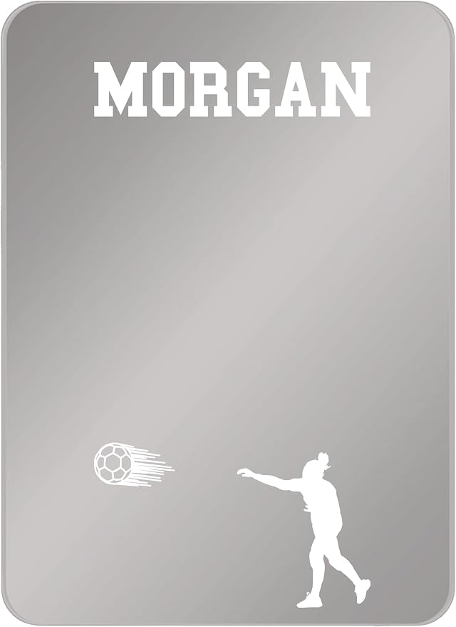 Personalized Sports Player Fan Team Club Locker Mirror Magnet – Back to School Decor, Colorful Magnetic Organizer Accessory for Gym, Home, Office & Refrigerator (Handball Female)