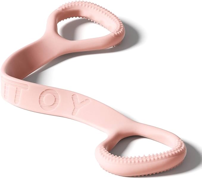 YOTTOY Figure 8 Resistance Band, Elastic Resistance Band with Comfortable Handles for Home Workout, Physical Therapy, Arm, Leg & Glute Training