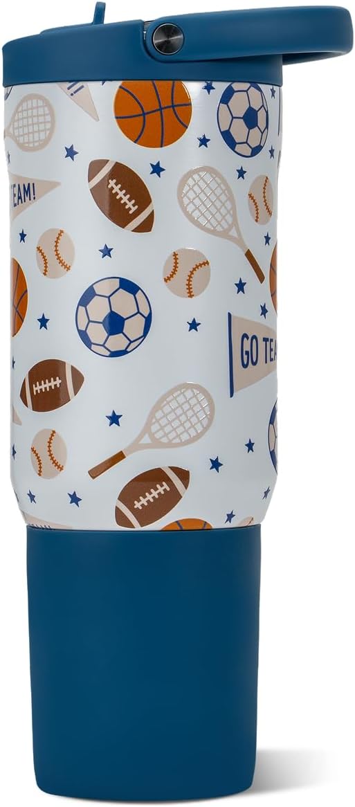 HydroJug Sport 20 oz Insulated Stainless Steel Water Bottle, All Star