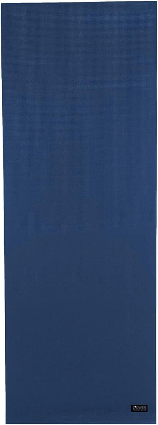 Power Systems Premium Yoga Sticky Mat - Secure, Adhesive, Textured Surface - Lightweight & Durable