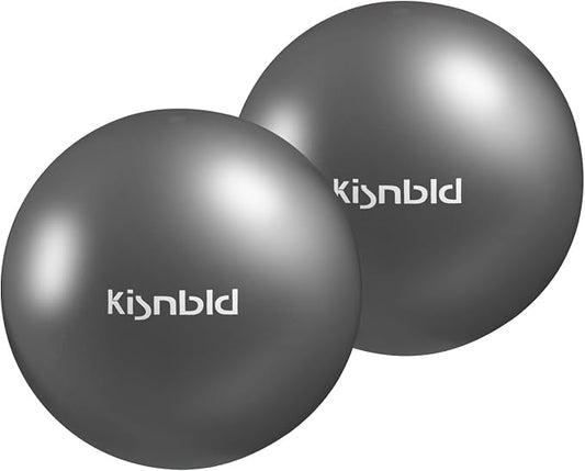 kisnbld Small Exercise Ball, 9 Inch Mini Pilates Ball, Anti Burst and Slip Resistant Mini Yoga Ball for Stability, Fitness, Physical Therapy, Stretching & Core Strength Workout at Home Gym & Office
