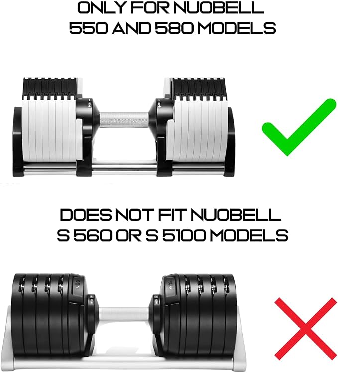 Micro Gainz 1.25LB Magnetic Plates for Nuobell Dumbbells, 2 or 4 Piece Set