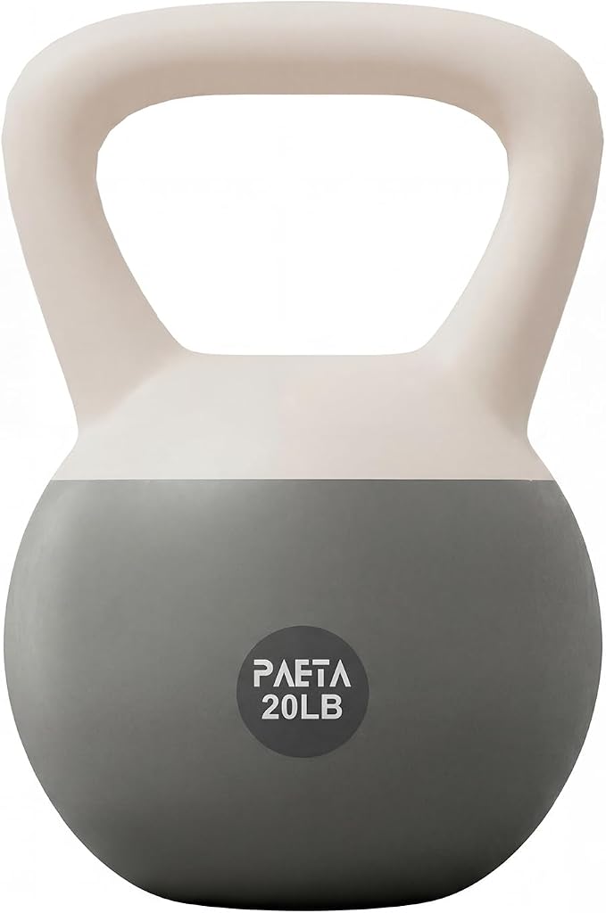 PAETA Soft Kettlebell for Home Fitness – Anti-Slip Grip & Wide Handle Design,Soft Kettlebell Set, Gentle Floor-Friendly Impact – 10lbs, 15lbs, 20lbs, for Home Functional Training