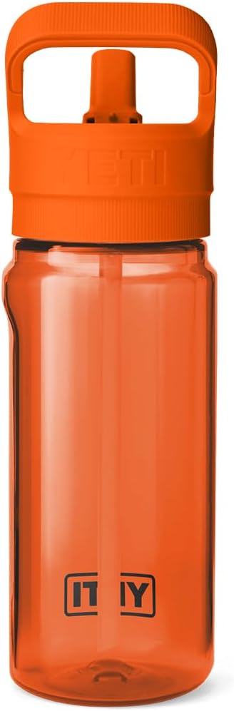 YETI Yonder 600 ml/20 oz Water Bottle with Yonder Straw Cap, King Crab