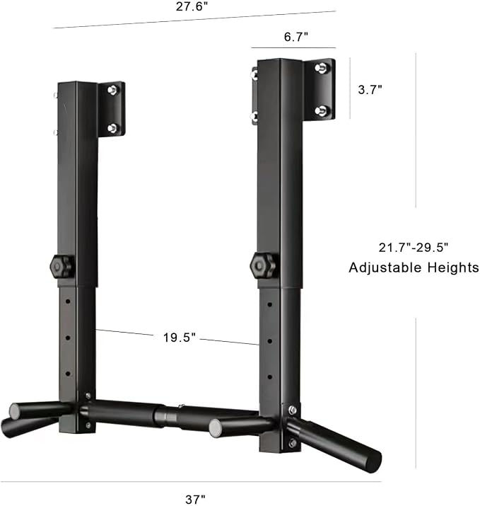 Joist Mount Pull Up Bar, Beam and Rafter Mounted Chin Up Bar