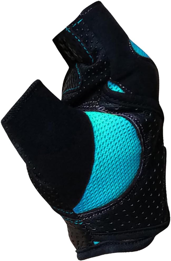 Meister Women's Fit Grip Weight Lifting Gloves w/Washable Amara Leather | Breathable no-slip palm padding for strength training, dumbbells, barbells, kettlebells and cross-training