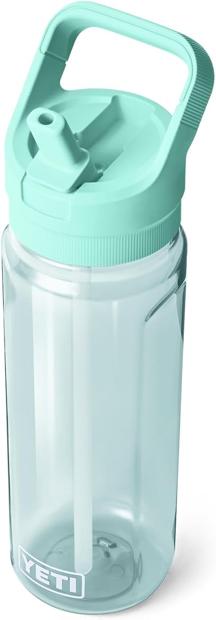 YETI Yonder 750 ml/25 oz Water Bottle with Yonder Straw Cap, Seafoam